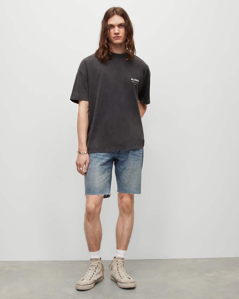 Switch Denim Shorts Light Indigo | ALLSAINTS